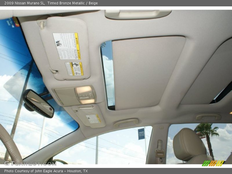 Tinted Bronze Metallic / Beige 2009 Nissan Murano SL