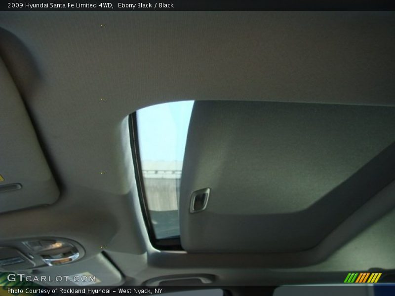 Ebony Black / Black 2009 Hyundai Santa Fe Limited 4WD