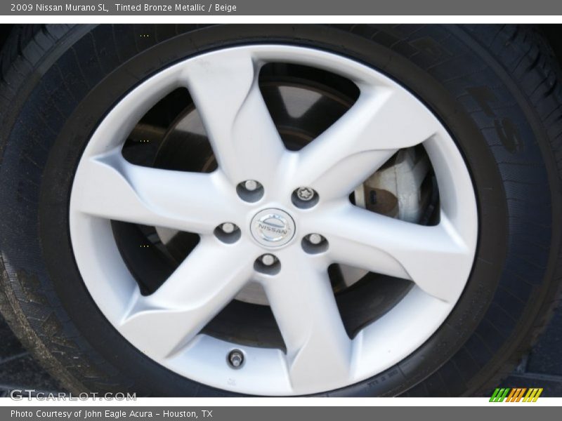 Tinted Bronze Metallic / Beige 2009 Nissan Murano SL