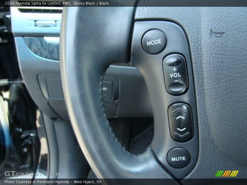 Ebony Black / Black 2009 Hyundai Santa Fe Limited 4WD