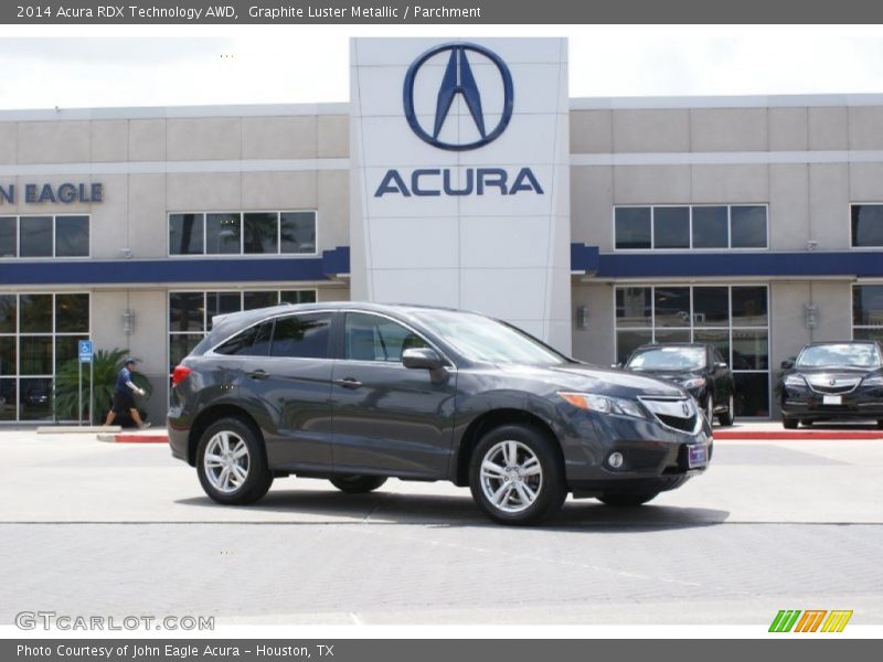 Graphite Luster Metallic / Parchment 2014 Acura RDX Technology AWD