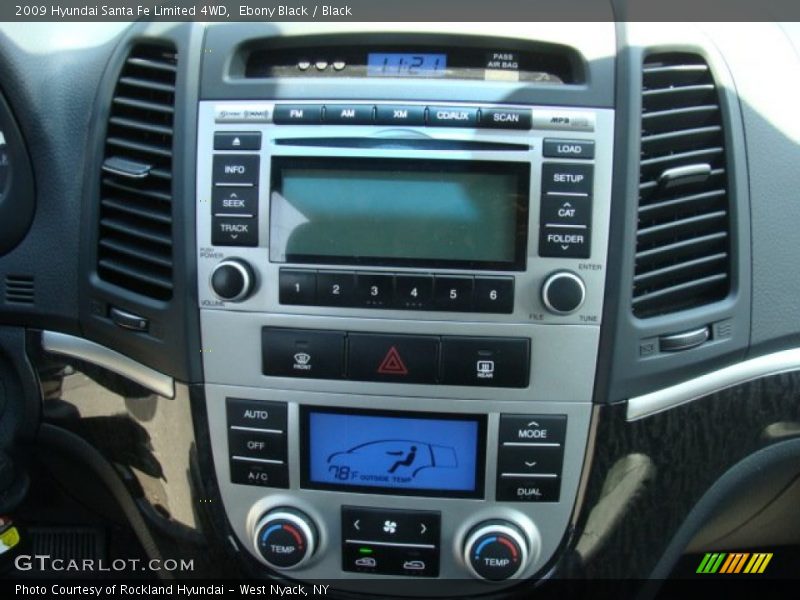 Ebony Black / Black 2009 Hyundai Santa Fe Limited 4WD