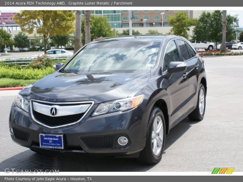 Graphite Luster Metallic / Parchment 2014 Acura RDX Technology AWD