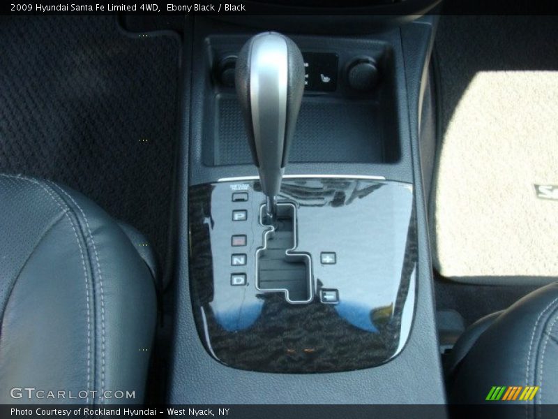 Ebony Black / Black 2009 Hyundai Santa Fe Limited 4WD