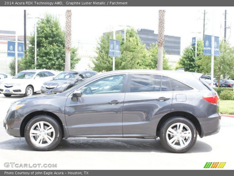 Graphite Luster Metallic / Parchment 2014 Acura RDX Technology AWD