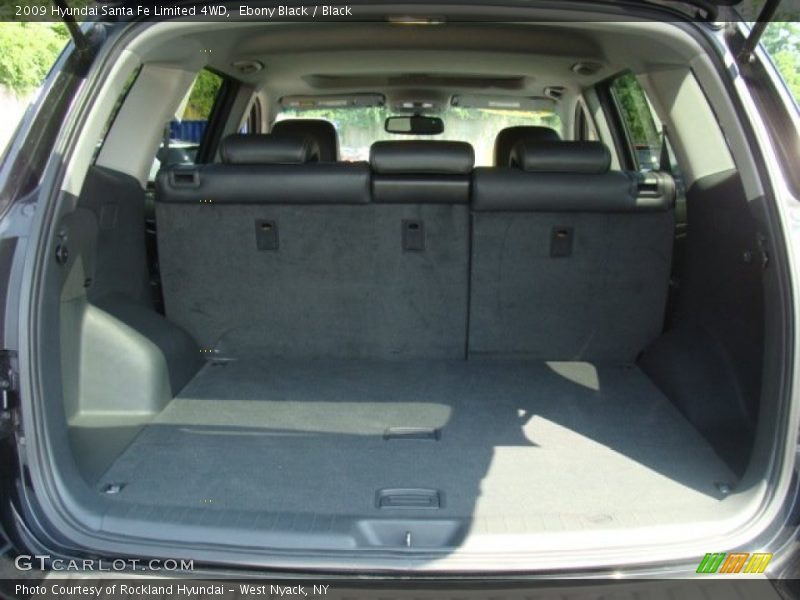 Ebony Black / Black 2009 Hyundai Santa Fe Limited 4WD