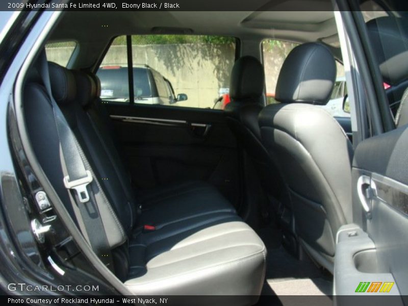 Ebony Black / Black 2009 Hyundai Santa Fe Limited 4WD
