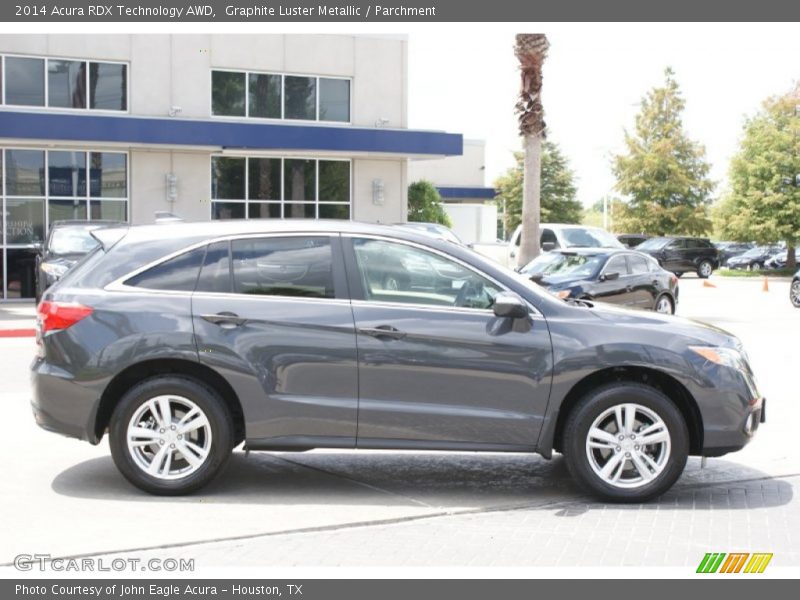Graphite Luster Metallic / Parchment 2014 Acura RDX Technology AWD