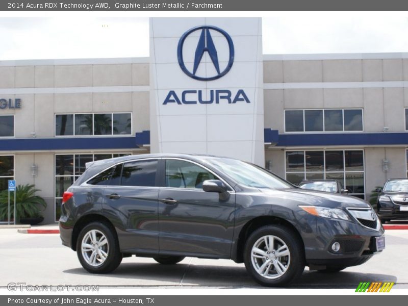Graphite Luster Metallic / Parchment 2014 Acura RDX Technology AWD