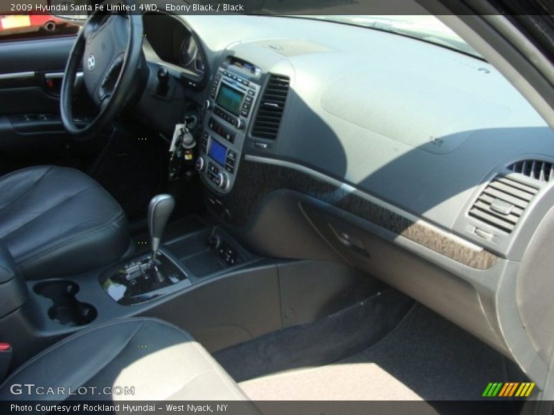 Ebony Black / Black 2009 Hyundai Santa Fe Limited 4WD