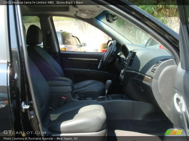 Ebony Black / Black 2009 Hyundai Santa Fe Limited 4WD
