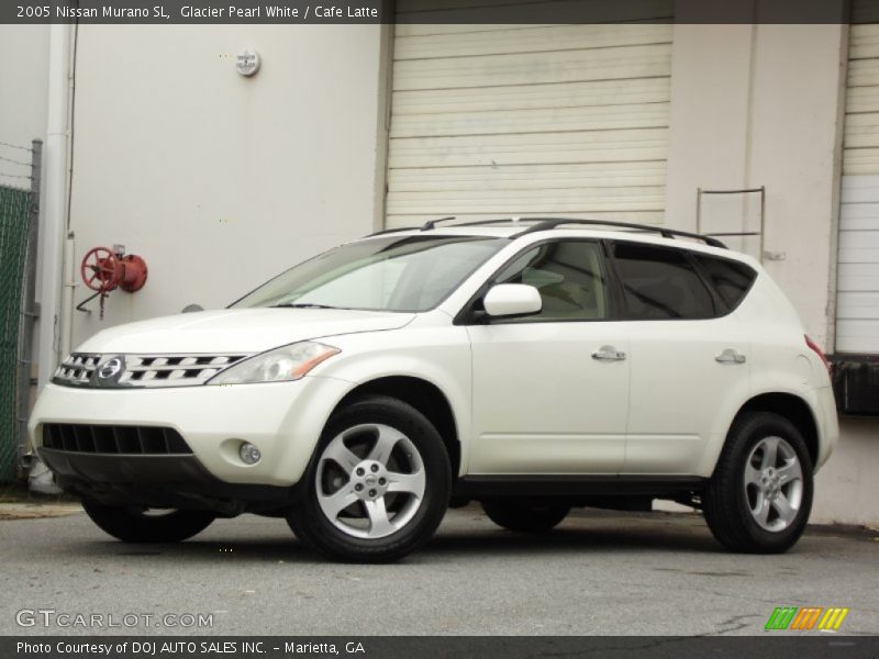Glacier Pearl White / Cafe Latte 2005 Nissan Murano SL