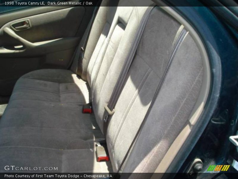Dark Green Metallic / Oak 1998 Toyota Camry LE