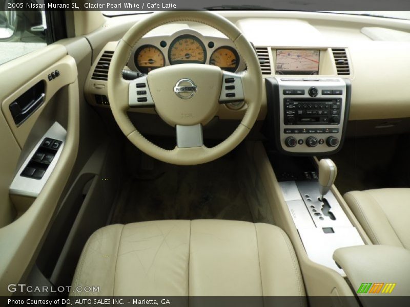 Glacier Pearl White / Cafe Latte 2005 Nissan Murano SL