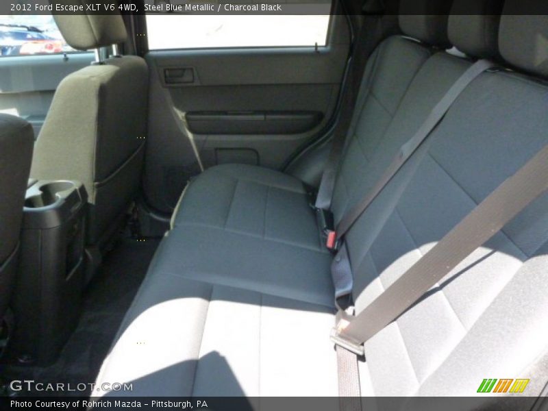 Steel Blue Metallic / Charcoal Black 2012 Ford Escape XLT V6 4WD