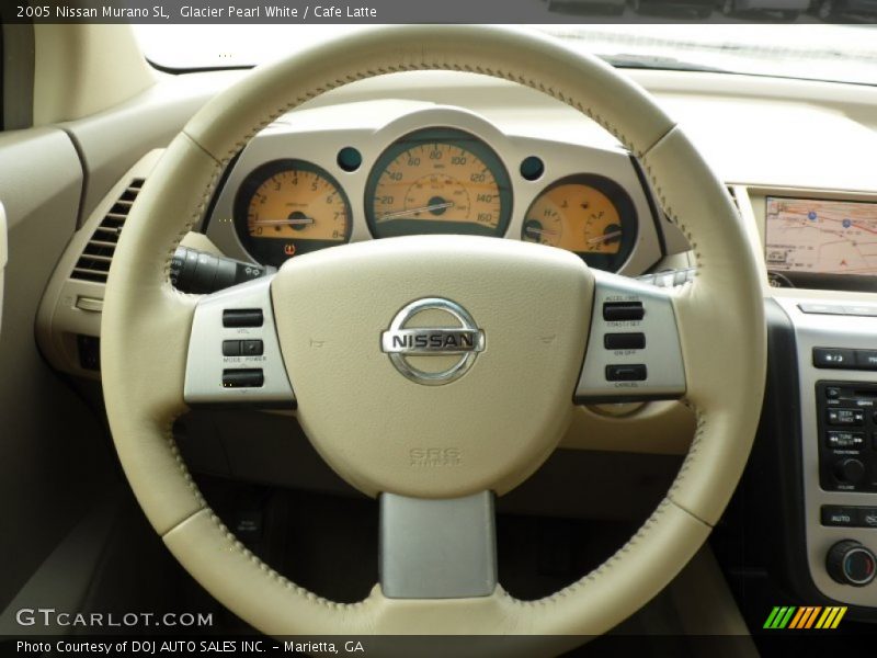 Glacier Pearl White / Cafe Latte 2005 Nissan Murano SL