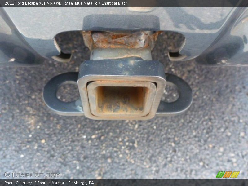Steel Blue Metallic / Charcoal Black 2012 Ford Escape XLT V6 4WD