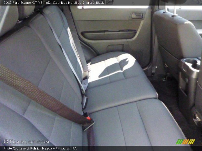Steel Blue Metallic / Charcoal Black 2012 Ford Escape XLT V6 4WD