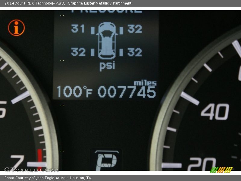 Graphite Luster Metallic / Parchment 2014 Acura RDX Technology AWD