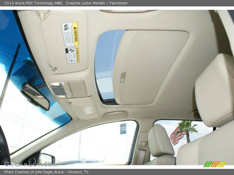 Graphite Luster Metallic / Parchment 2014 Acura RDX Technology AWD