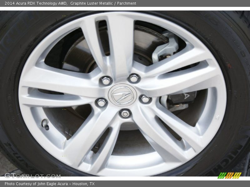 Graphite Luster Metallic / Parchment 2014 Acura RDX Technology AWD
