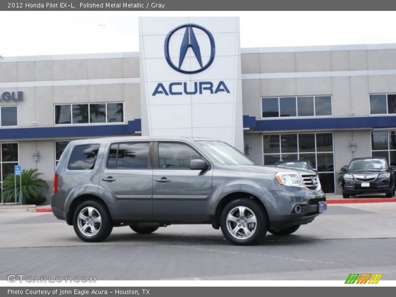Polished Metal Metallic / Gray 2012 Honda Pilot EX-L