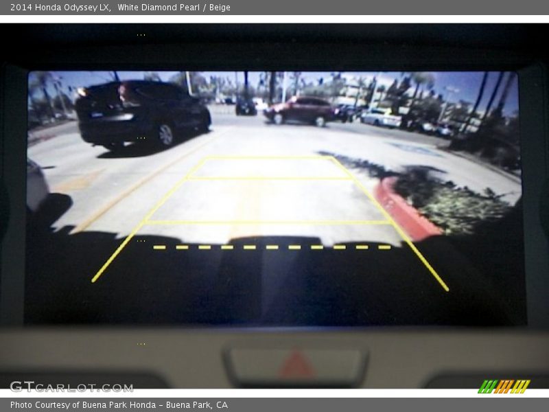 White Diamond Pearl / Beige 2014 Honda Odyssey LX