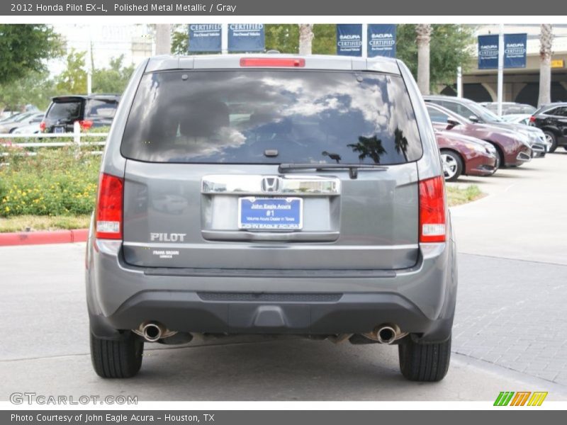 Polished Metal Metallic / Gray 2012 Honda Pilot EX-L