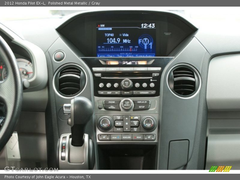 Polished Metal Metallic / Gray 2012 Honda Pilot EX-L