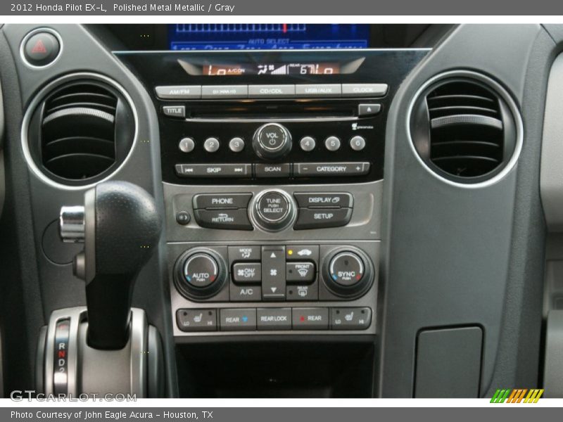 Polished Metal Metallic / Gray 2012 Honda Pilot EX-L