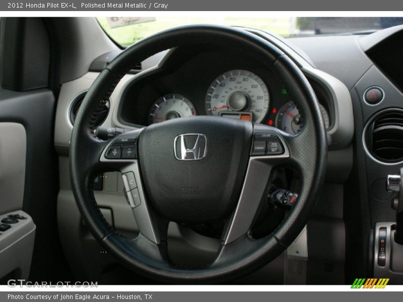 Polished Metal Metallic / Gray 2012 Honda Pilot EX-L