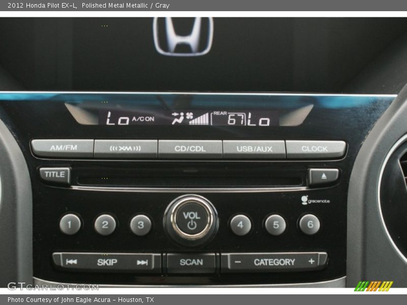 Polished Metal Metallic / Gray 2012 Honda Pilot EX-L