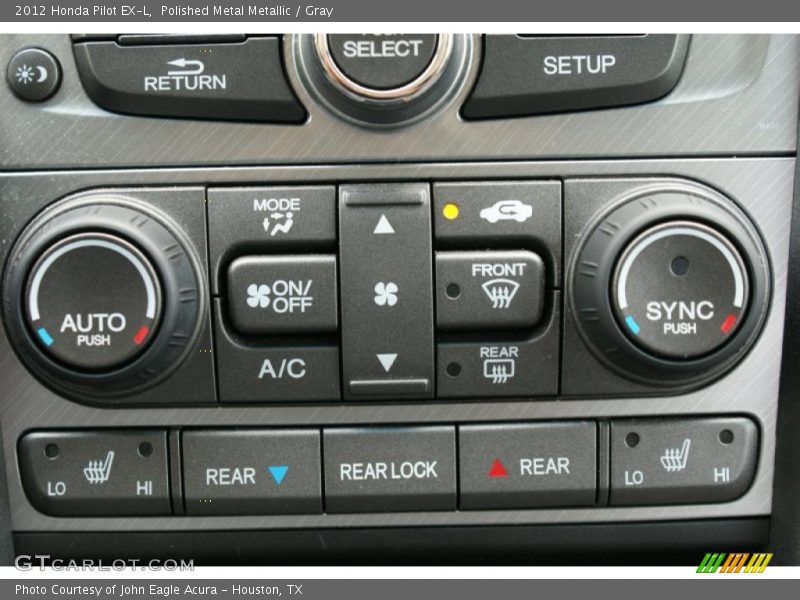 Polished Metal Metallic / Gray 2012 Honda Pilot EX-L