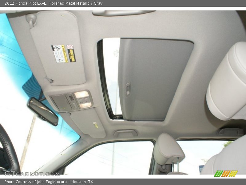 Polished Metal Metallic / Gray 2012 Honda Pilot EX-L