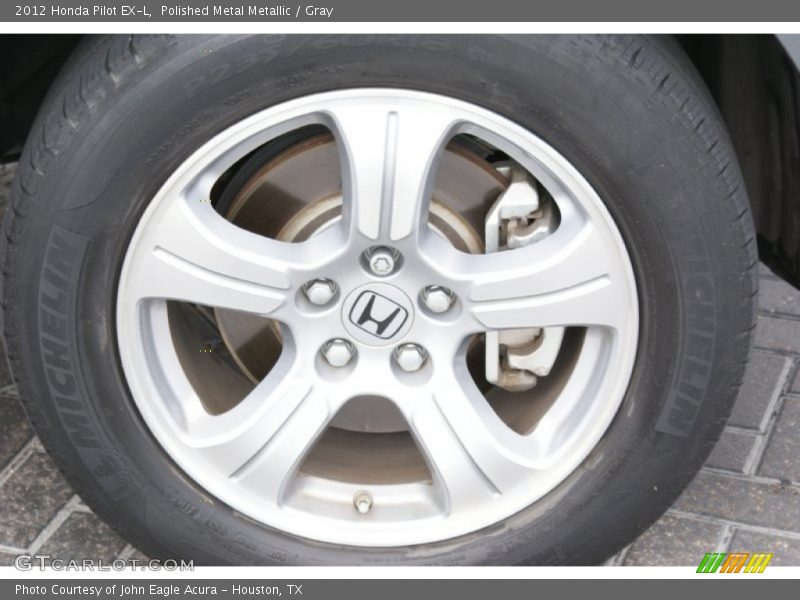 Polished Metal Metallic / Gray 2012 Honda Pilot EX-L