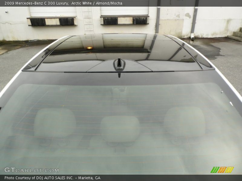 Arctic White / Almond/Mocha 2009 Mercedes-Benz C 300 Luxury