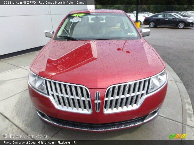 Red Candy Metallic / Light Camel 2011 Lincoln MKZ FWD