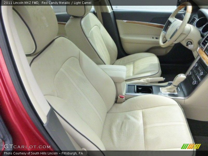 Red Candy Metallic / Light Camel 2011 Lincoln MKZ FWD