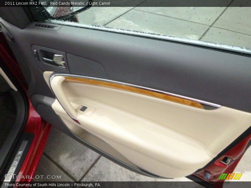 Red Candy Metallic / Light Camel 2011 Lincoln MKZ FWD
