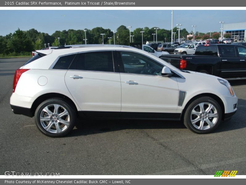 Platinum Ice Tricoat / Shale/Brownstone 2015 Cadillac SRX Performance