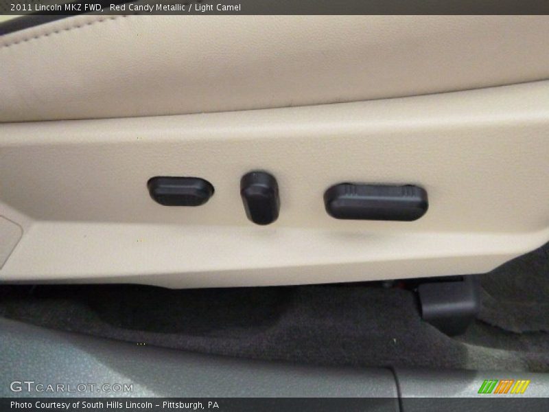 Red Candy Metallic / Light Camel 2011 Lincoln MKZ FWD