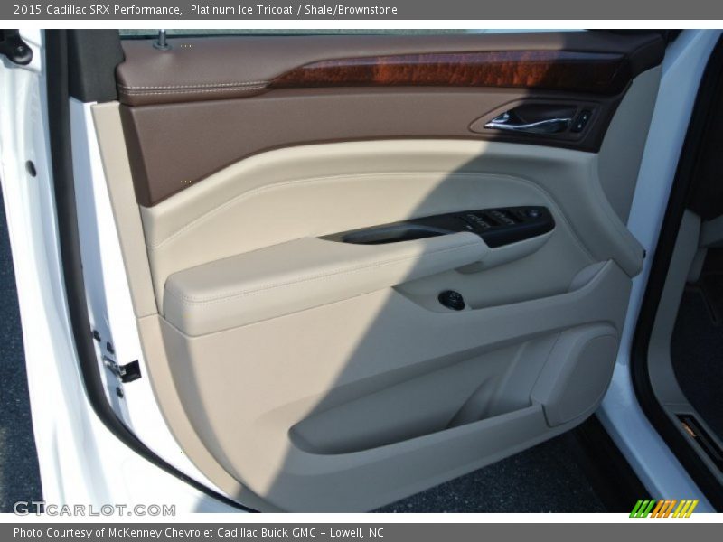 Platinum Ice Tricoat / Shale/Brownstone 2015 Cadillac SRX Performance