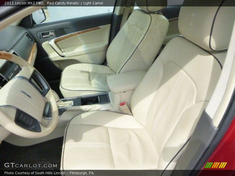 Red Candy Metallic / Light Camel 2011 Lincoln MKZ FWD