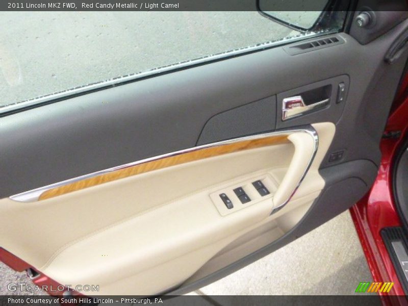 Red Candy Metallic / Light Camel 2011 Lincoln MKZ FWD