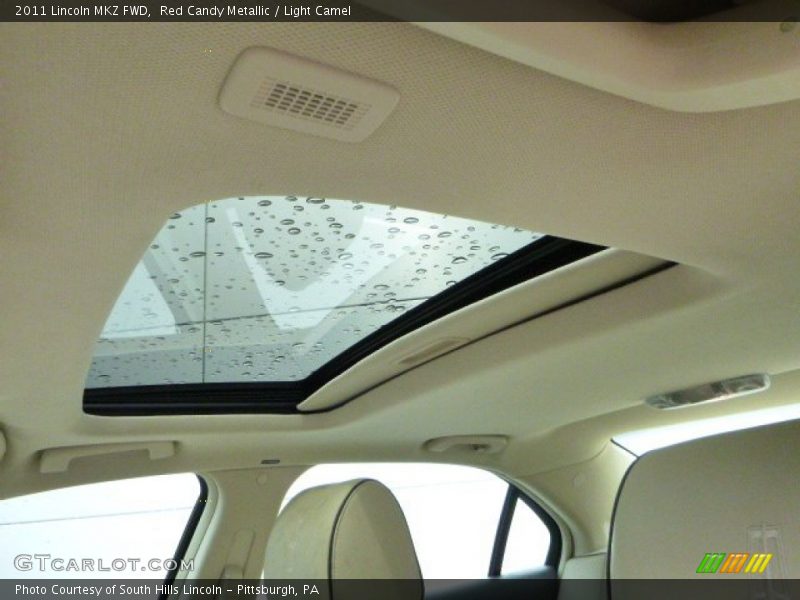 Red Candy Metallic / Light Camel 2011 Lincoln MKZ FWD