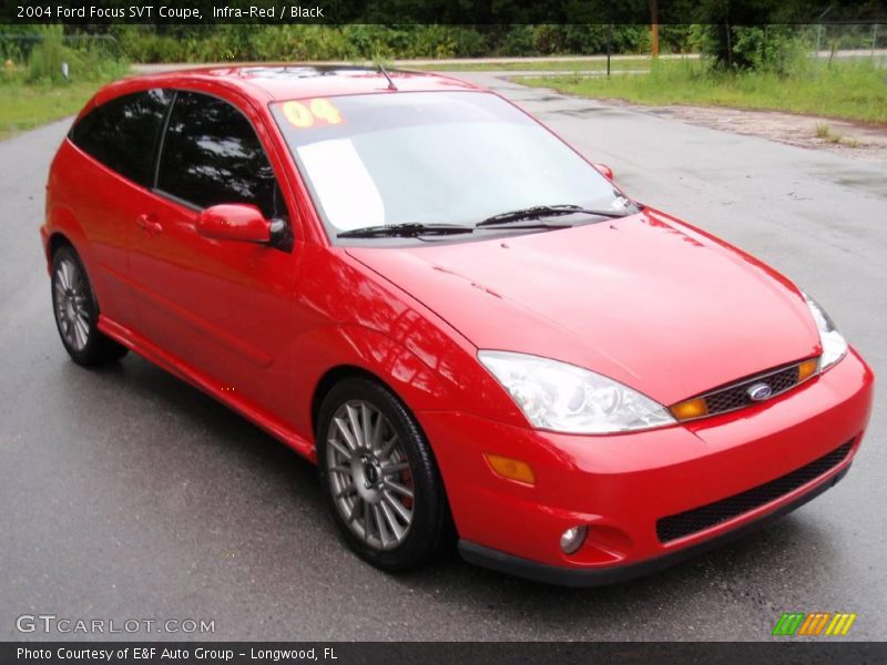 Infra-Red / Black 2004 Ford Focus SVT Coupe