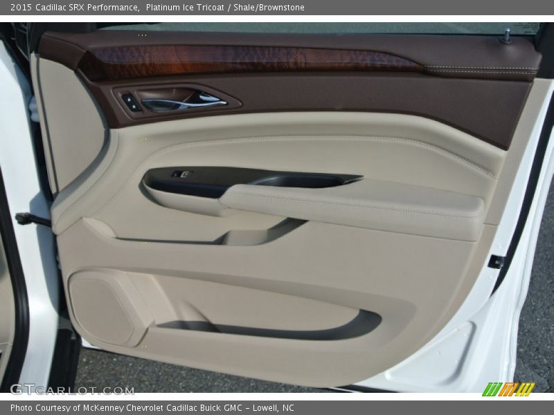 Platinum Ice Tricoat / Shale/Brownstone 2015 Cadillac SRX Performance