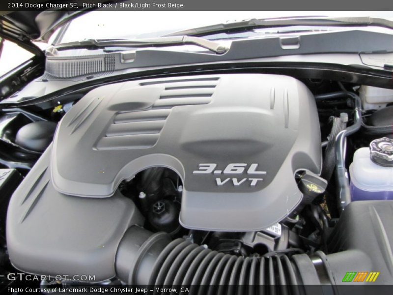 Pitch Black / Black/Light Frost Beige 2014 Dodge Charger SE