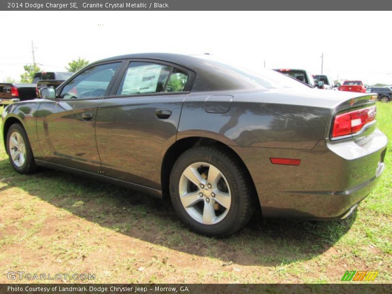 Granite Crystal Metallic / Black 2014 Dodge Charger SE