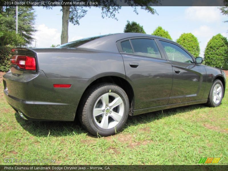 Granite Crystal Metallic / Black 2014 Dodge Charger SE